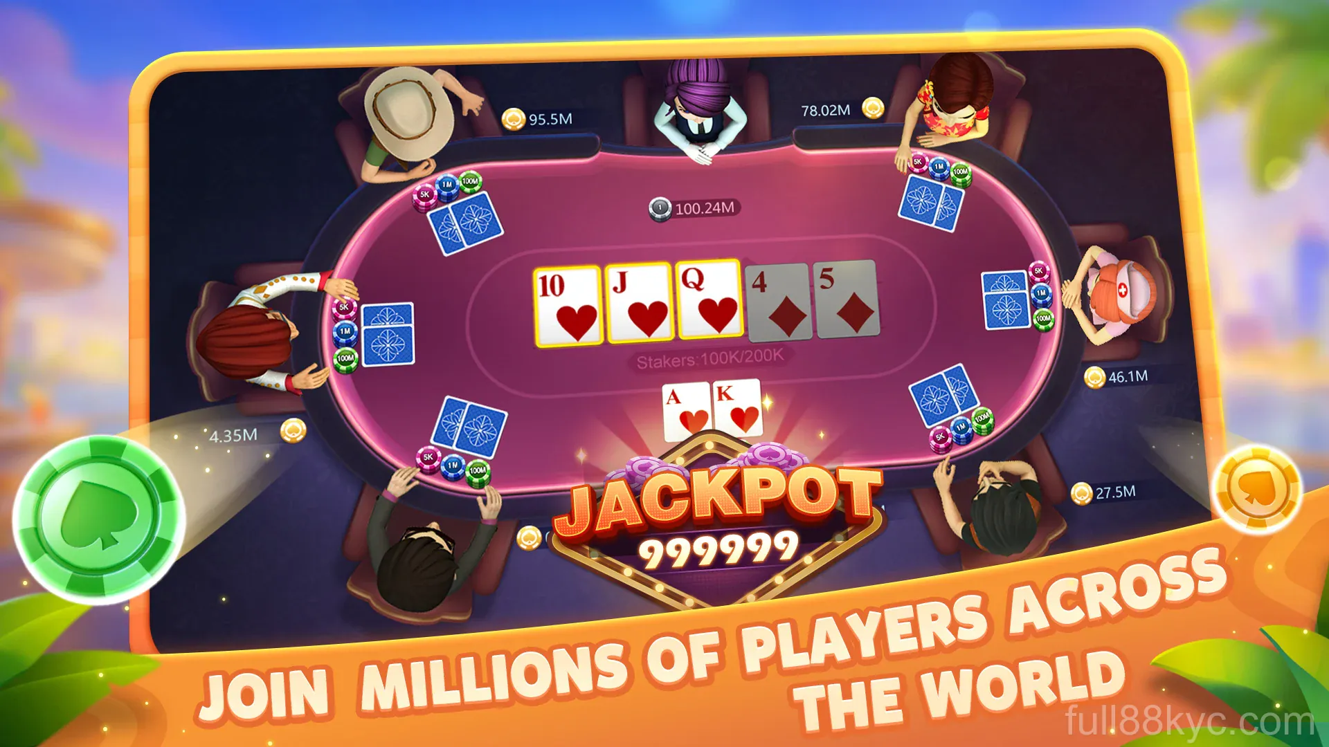 Danh sách trò chơi tại Full 88